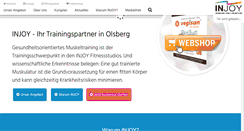 Desktop Screenshot of injoy-olsberg.de