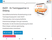 Tablet Screenshot of injoy-olsberg.de